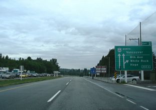 Highway 99 north at 8th Ave - Surrey, BC