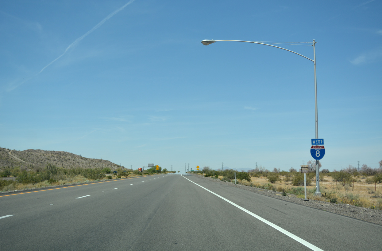 I-8 west after I-10 - Casa Grande, AZ