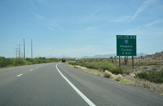 I-8 east at I-10 - Casa Grande, AZ
