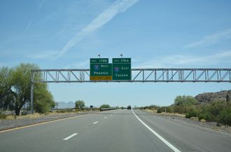 I-8 east at I-10 - Casa Grande, AZ