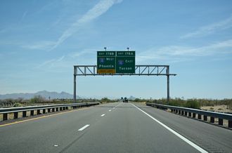 I-8 east at I-10 - Casa Grande, AZ