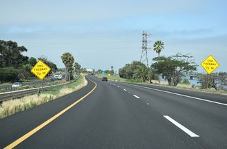I-8 west at Sunset Cliffs Blvd - San Diego, CA