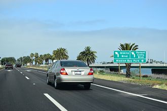 I-8 west at Sunset Cliffs Blvd - San Diego, CA