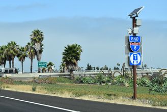 I-8 west at Sunset Cliffs Blvd - San Diego, CA