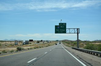 I-10 east at I-8 - Casa Grande, AZ