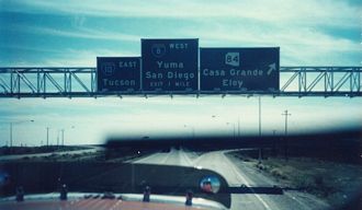 I-10 east at I-8 - 1988