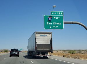 I-10 west at I-8 - Casa Grande, AZ