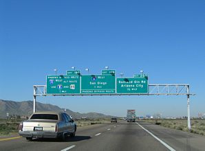 I-10 west at I-8 - 2005