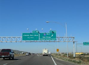 I-10 west at I-8 - 2005