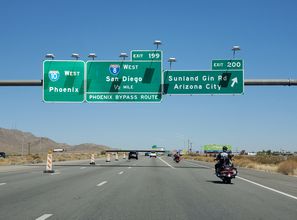 I-10 west at I-8 - Casa Grande, AZ