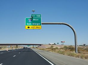 I-10 west at I-8 - Casa Grande, AZ