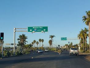 Sunset Cliffs Blvd north at I-8 - San Diego, CA