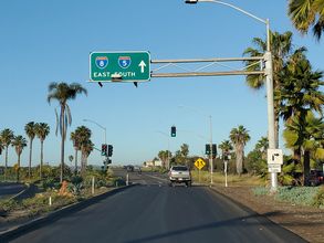 Sunset Cliffs Blvd north at I-8 - San Diego, CA
