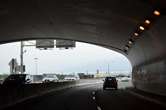 SR 1 north - McClure Tunnel - Santa Monica, CA