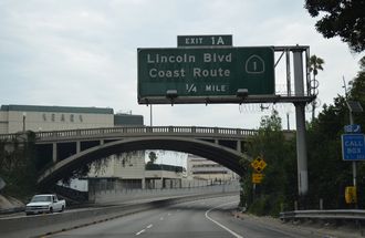 SR 1 south at I-10 - Santa Monica, CA