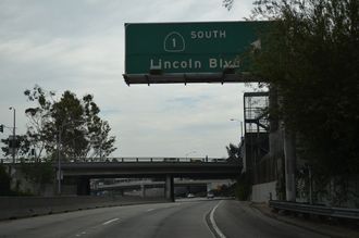 SR 1 south at I-10 - Santa Monica, CA