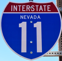 Interstate 11 shield representation