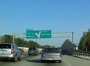 I-10 east at I-12 - Baton Rouge, LA - 2003