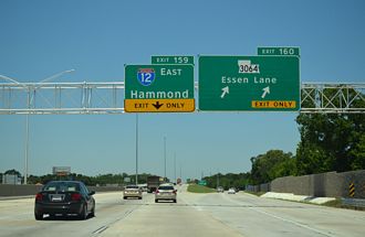 I-10 west at I-12 - Baton Rouge, LA