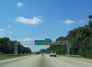 I-10 west at I-12 - Baton Rouge, LA - 2003
