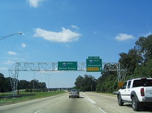 I-10 west at I-12 - Baton Rouge, LA - 2003