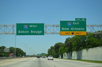 I-12 west at I-10 - Baton Rouge, LA