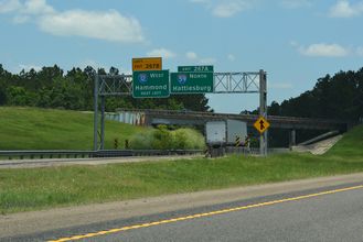 I-59 north at I-12 - Slidell, LA