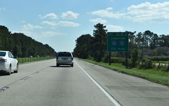 I-59 south at I-12/10 - Slidell, LA