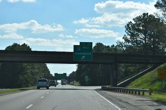 I-59 south at I-12/10 - Slidell, LA