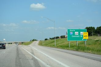 IH 14/US 190 east at IH 35 - Belton, TX