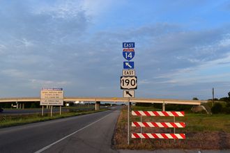 US 190 east at IH 14/BU-190E - Copperas Cove, TX