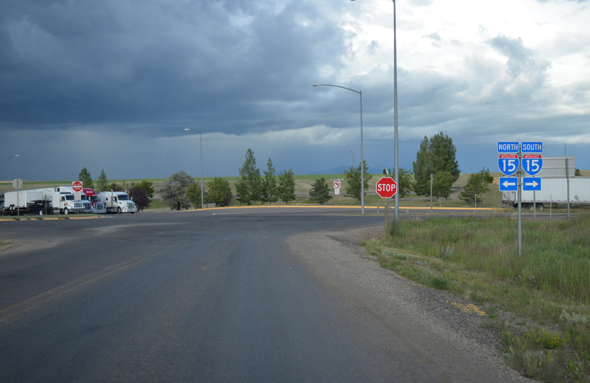 3rd Ave east at I-15 - Sweetgrass, MT
