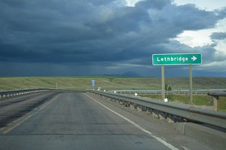 3rd Ave east at I-15 - Sweetgrass, MT