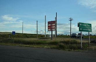 3rd Ave west at I-15 - Sweetgrass, MT