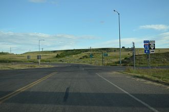 3rd Ave west at I-15 - Sweetgrass, MT