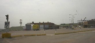 Alberta Highway 4 south at I-15 - Sweetgrass, MT