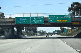 I-5 south at SR 15 - San Diego, CA