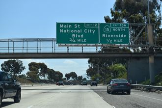 I-5 south at SR 15 - San Diego, CA