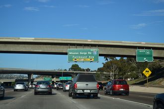 I-8 east at I-15/SR 15 - 2014