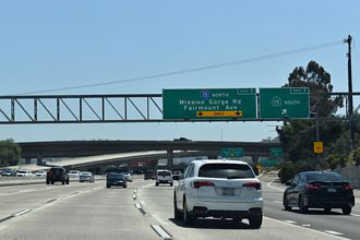 I-8 east at I-15/SR 15 - San Diego, CA