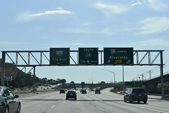 I-8 west at I-15/SR 15 - 2018
