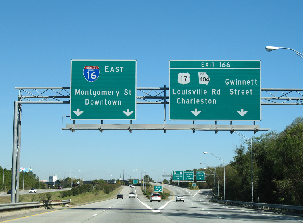 I-16/US 17 split - Savannah, GA - 2006