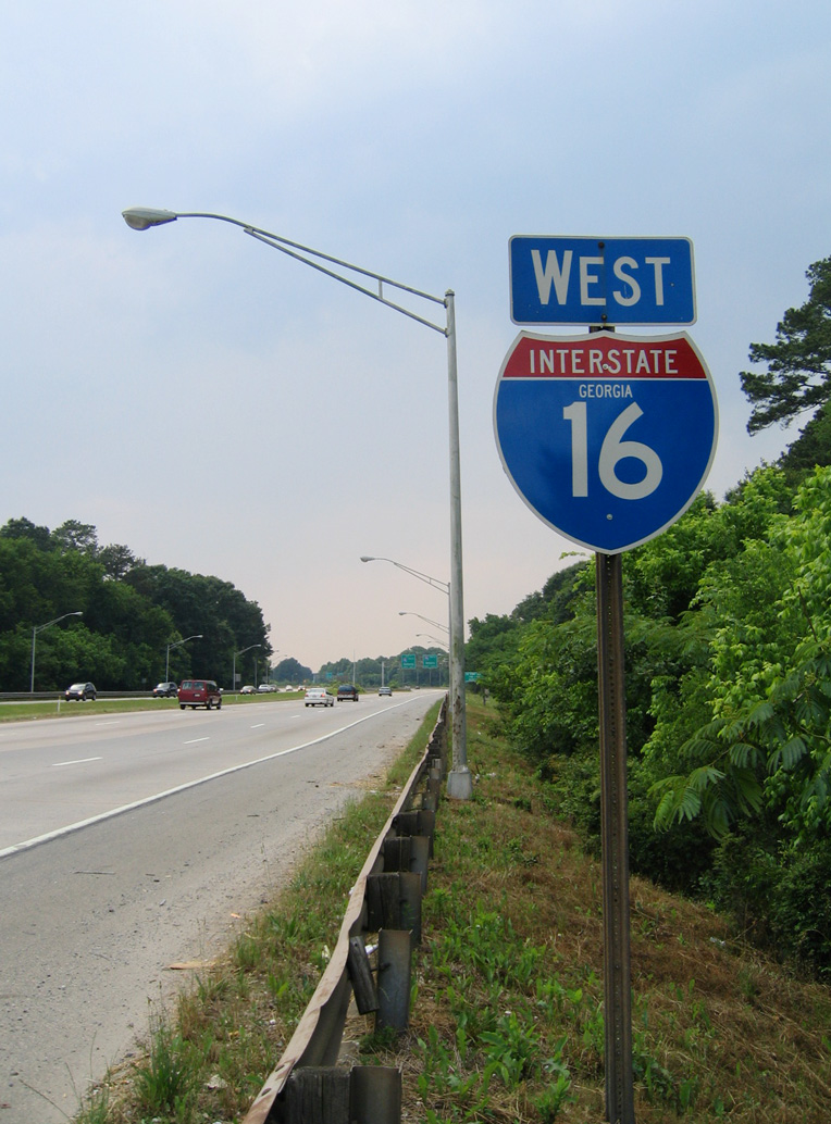 I-16 west at I-75 - 2005