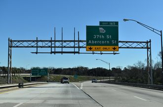 I-16 east at SR 204 - Savannah, GA