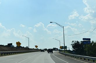 I-16 west at 37th St Connector - Savannah, GA