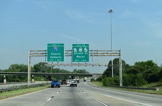 I-16 west at I-75 - 2021
