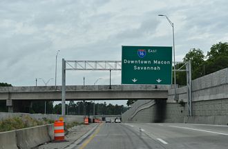 C/d roadway linking U.S. 41BU with I-16 in Macon, Georgia