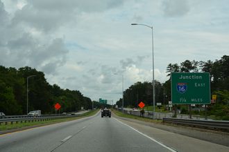 I-75 south at I-16 - 2017