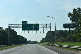 I-75 south at I-16 - 2021