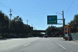 MLK Blvd south at I-16 - Savannah, GA